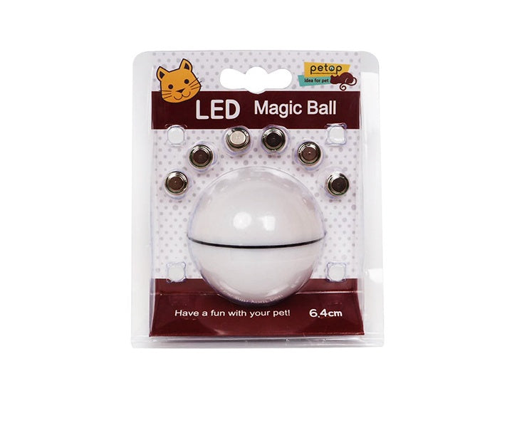 LED Rolling Cat Toy Ball – Electronic Laser Interactive Pet Toy for Cats & Kittens