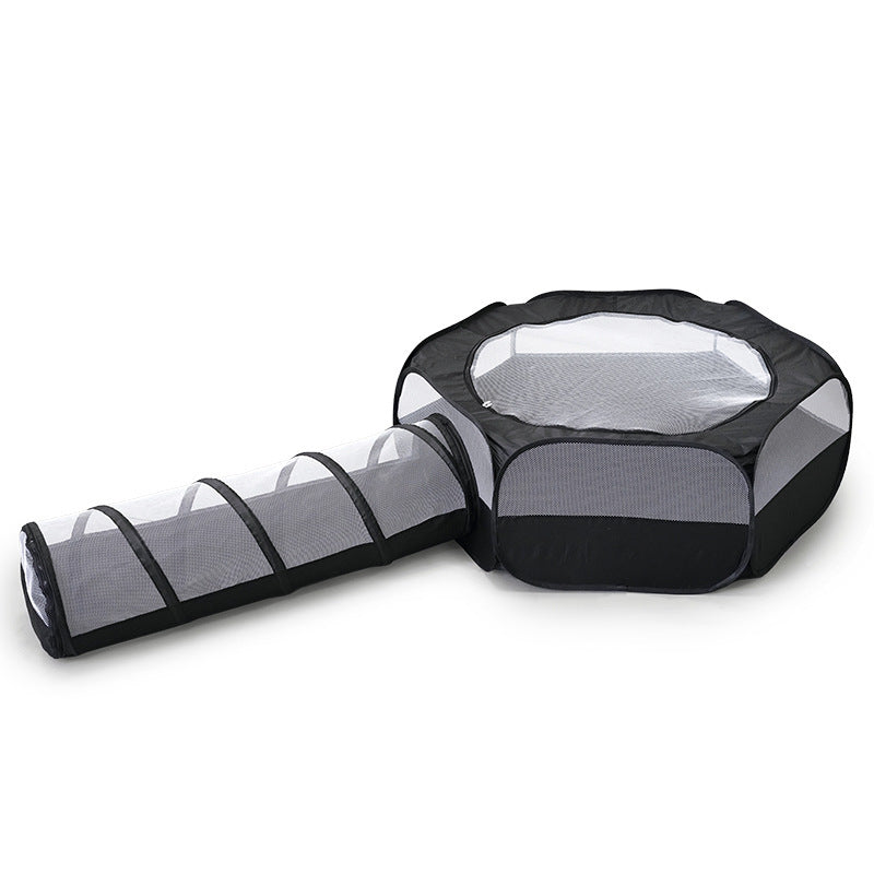 Foldable Cat Tunnel – Removable, Space-Saving & Hair-Resistant Cat Play Toy for Comfort & Fun