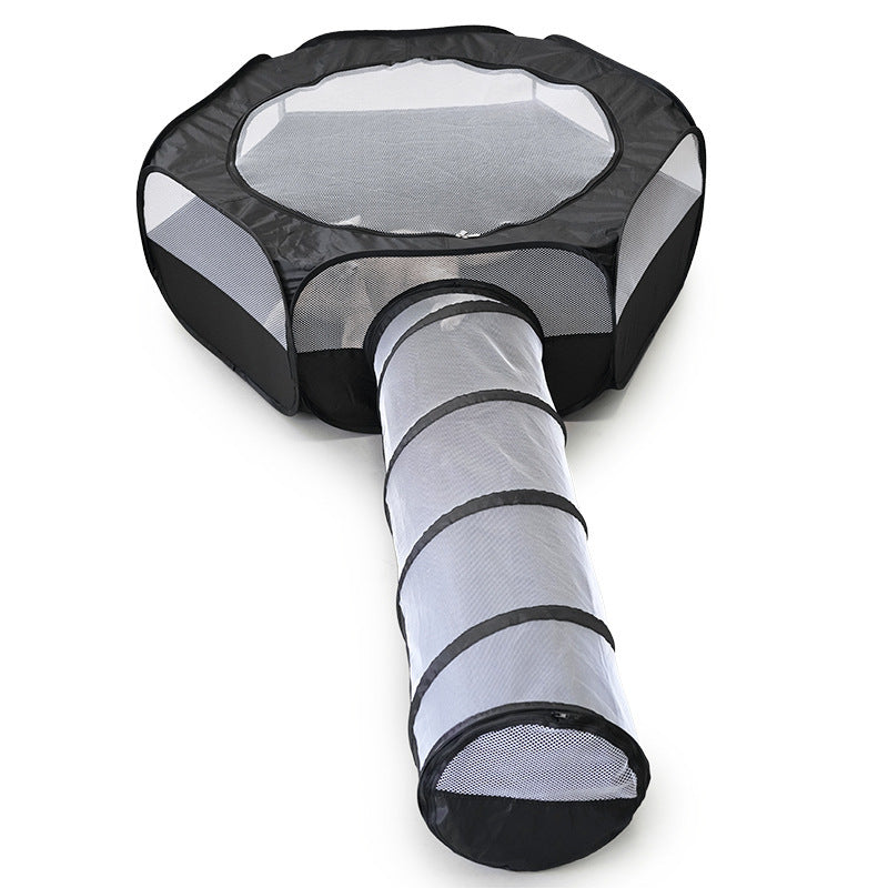 Foldable Cat Tunnel – Removable, Space-Saving & Hair-Resistant Cat Play Toy for Comfort & Fun