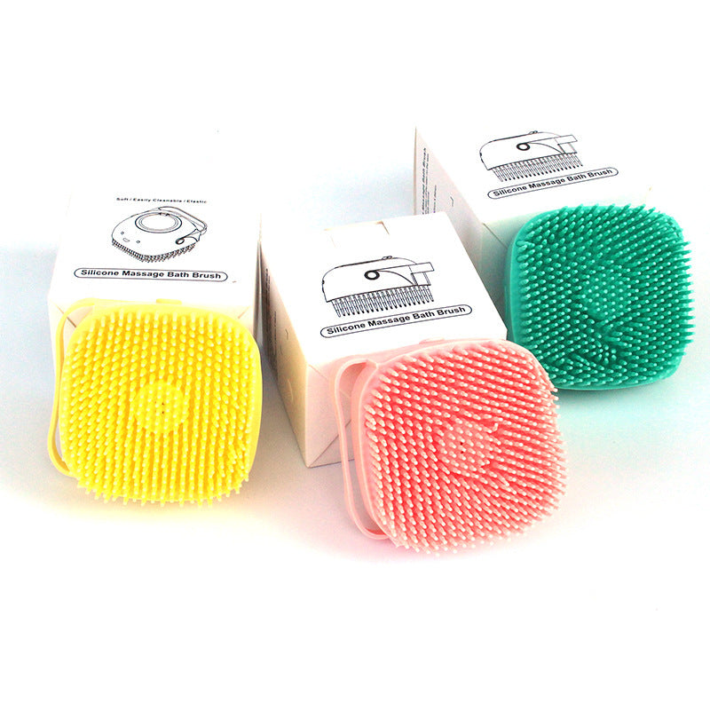2-in-1 Dog Grooming Gloves – Silicone Bath & Massage Brush with Shampoo Pouring