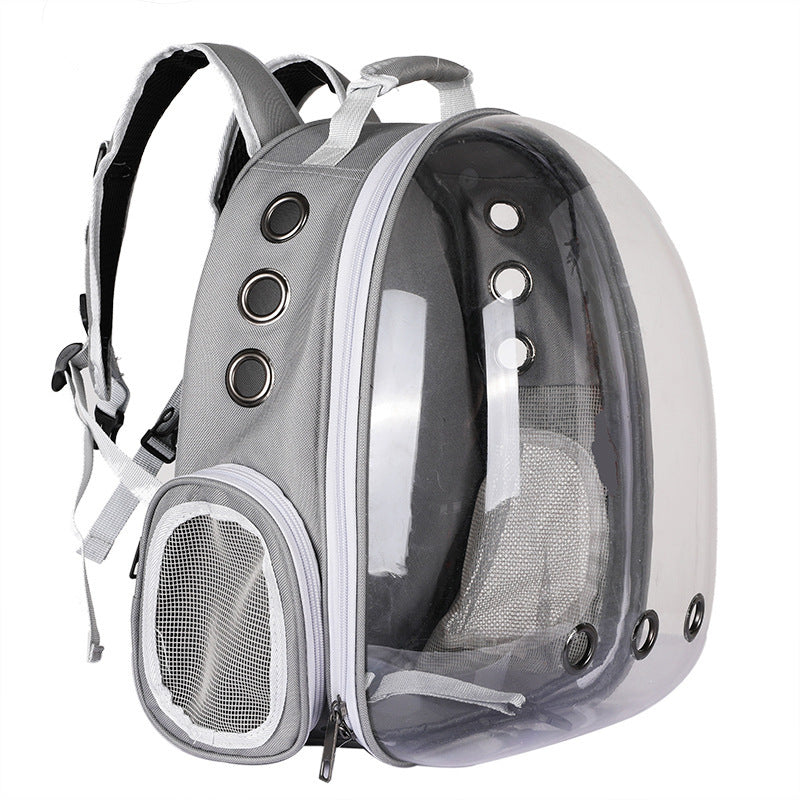 Pet Carrier Backpack with Bubble Window – Portable Space Capsule Design for Dogs, Cats & Rabbits