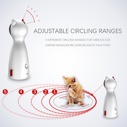 Automatic LED Laser Cat Toy – Smart Interactive Pet Toy for Exercise & Training