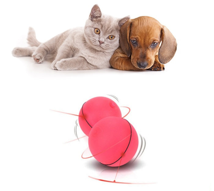 LED Rolling Cat Toy Ball – Electronic Laser Interactive Pet Toy for Cats & Kittens