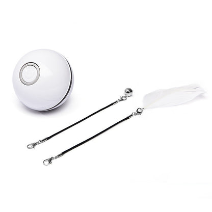 LED Rolling Cat Toy Ball – Electronic Laser Interactive Pet Toy for Cats & Kittens