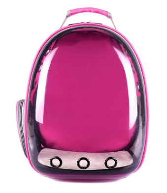 Pet Carrier Backpack with Bubble Window – Portable Space Capsule Design for Dogs, Cats & Rabbits