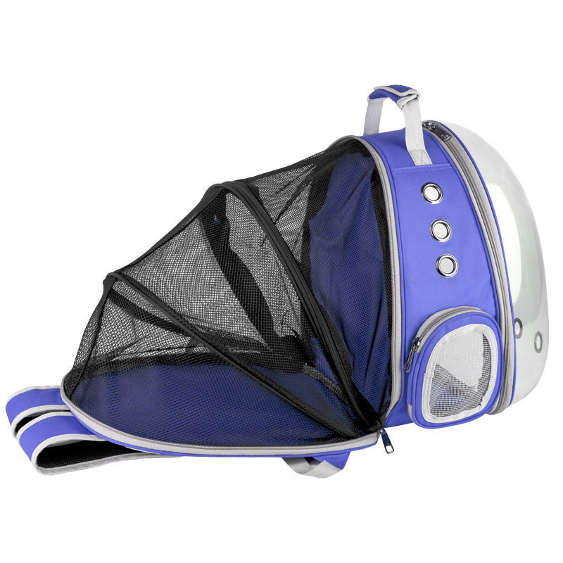 Pet Carrier Backpack with Bubble Window – Portable Space Capsule Design for Dogs, Cats & Rabbits