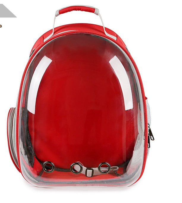 Pet Carrier Backpack with Bubble Window – Portable Space Capsule Design for Dogs, Cats & Rabbits