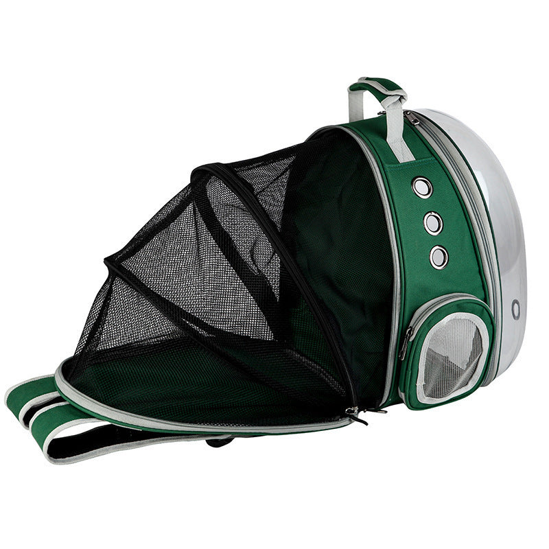 Pet Carrier Backpack with Bubble Window – Portable Space Capsule Design for Dogs, Cats & Rabbits