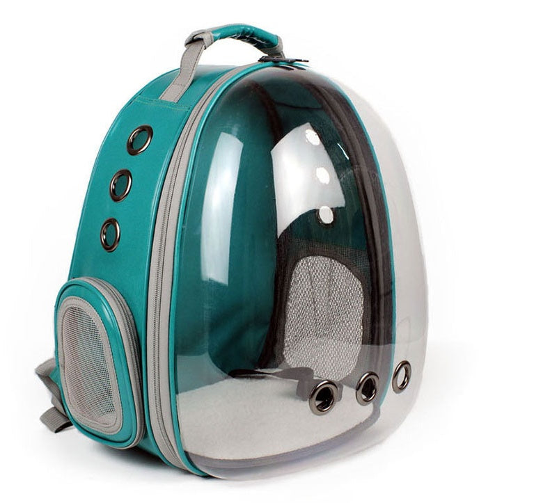 Pet Carrier Backpack with Bubble Window – Portable Space Capsule Design for Dogs, Cats & Rabbits