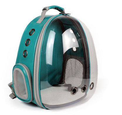 Pet Carrier Backpack with Bubble Window – Portable Space Capsule Design for Dogs, Cats & Rabbits