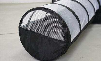 Foldable Cat Tunnel – Removable, Space-Saving & Hair-Resistant Cat Play Toy for Comfort & Fun
