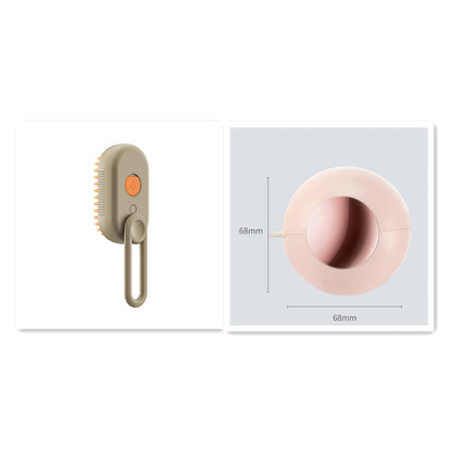 3-in-1 Pet Steam Brush – Electric Spray Grooming Comb for Cats & Dogs, Hair Removal & Massage