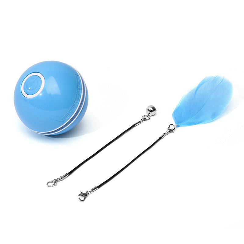 LED Rolling Cat Toy Ball – Electronic Laser Interactive Pet Toy for Cats & Kittens