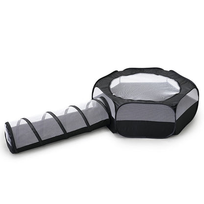 Foldable Cat Tunnel – Removable, Space-Saving & Hair-Resistant Cat Play Toy for Comfort & Fun