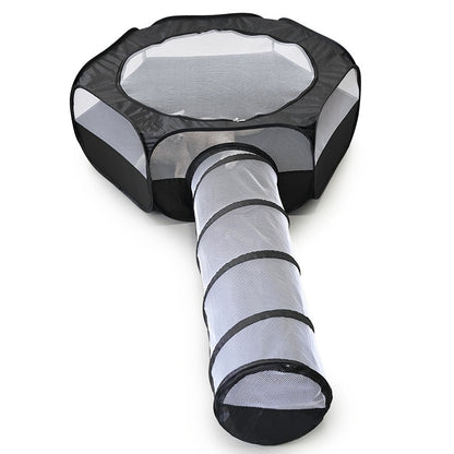 Foldable Cat Tunnel – Removable, Space-Saving & Hair-Resistant Cat Play Toy for Comfort & Fun