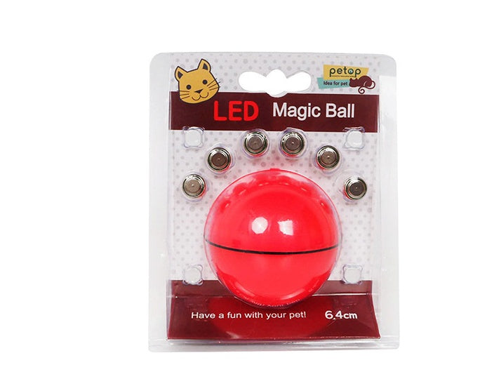LED Rolling Cat Toy Ball – Electronic Laser Interactive Pet Toy for Cats & Kittens