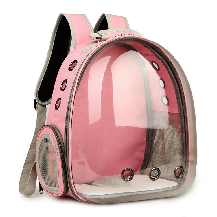 Pet Carrier Backpack with Bubble Window – Portable Space Capsule Design for Dogs, Cats & Rabbits